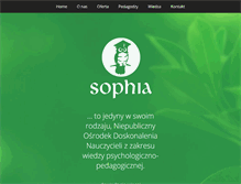 Tablet Screenshot of nodnsophia.pl